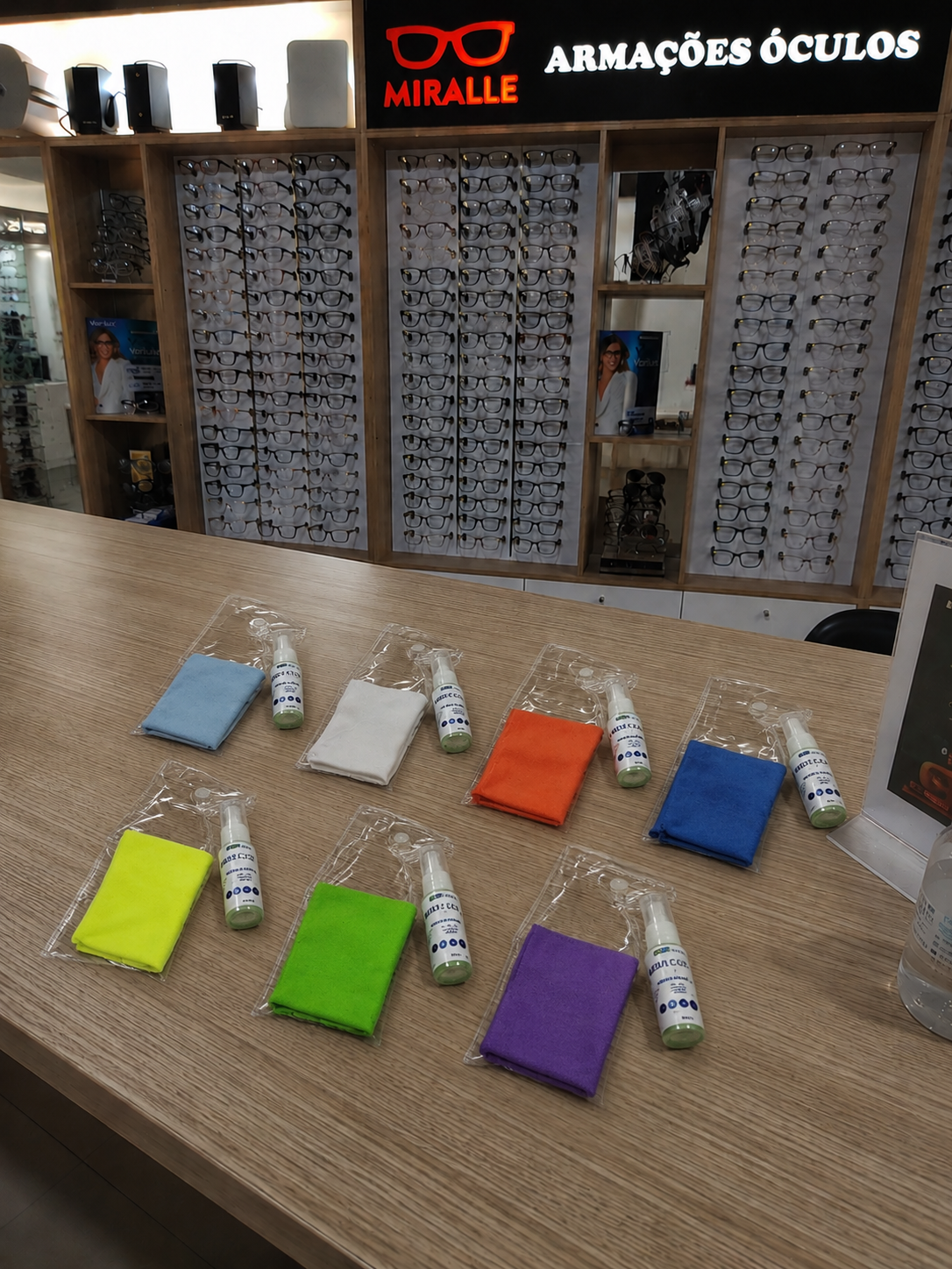 Kit de Limpa Lentes — Insumos Atacado Optico