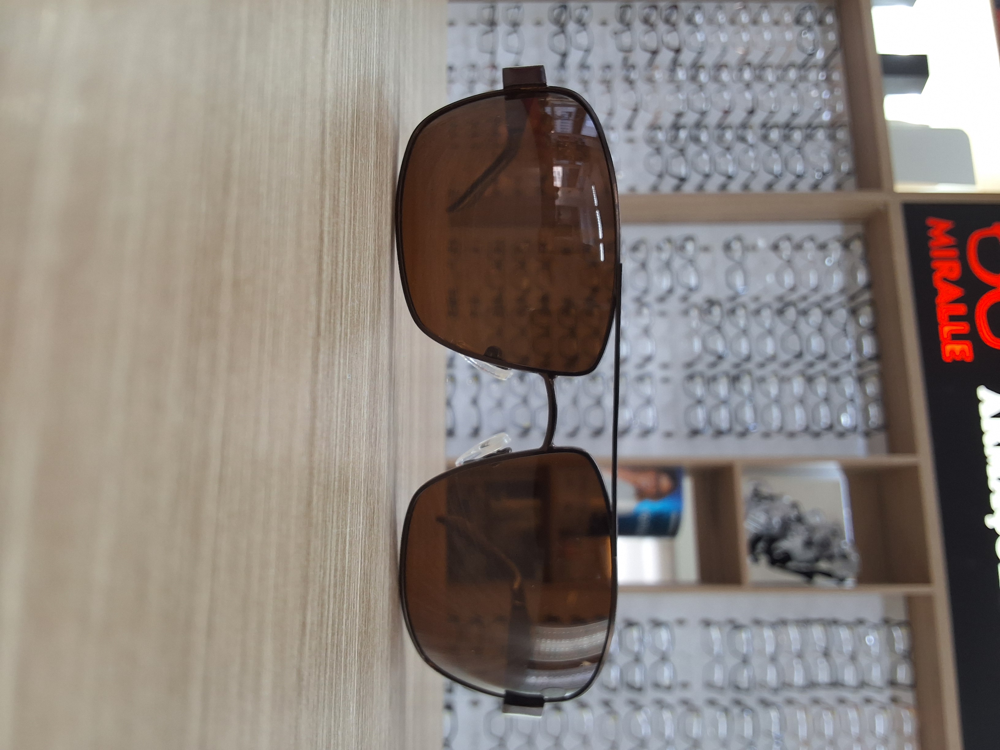Óculos Solar Fiorenza Urban Brown Marrom Degradê UV400 — Óculos Atacado Optico
