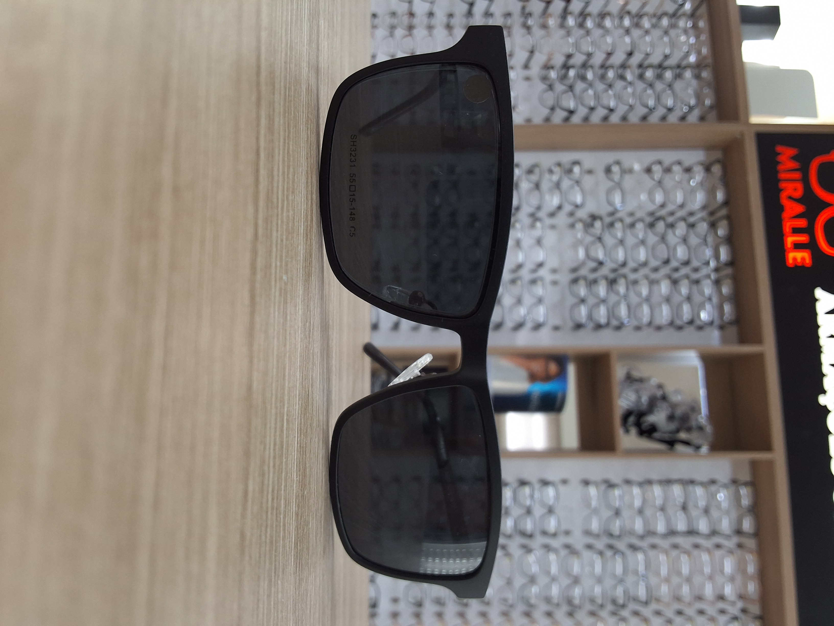 Óculos de Sol Masculino SH3231 C5 Preto Fosco — foto 2 — Óculos Atacado Optico