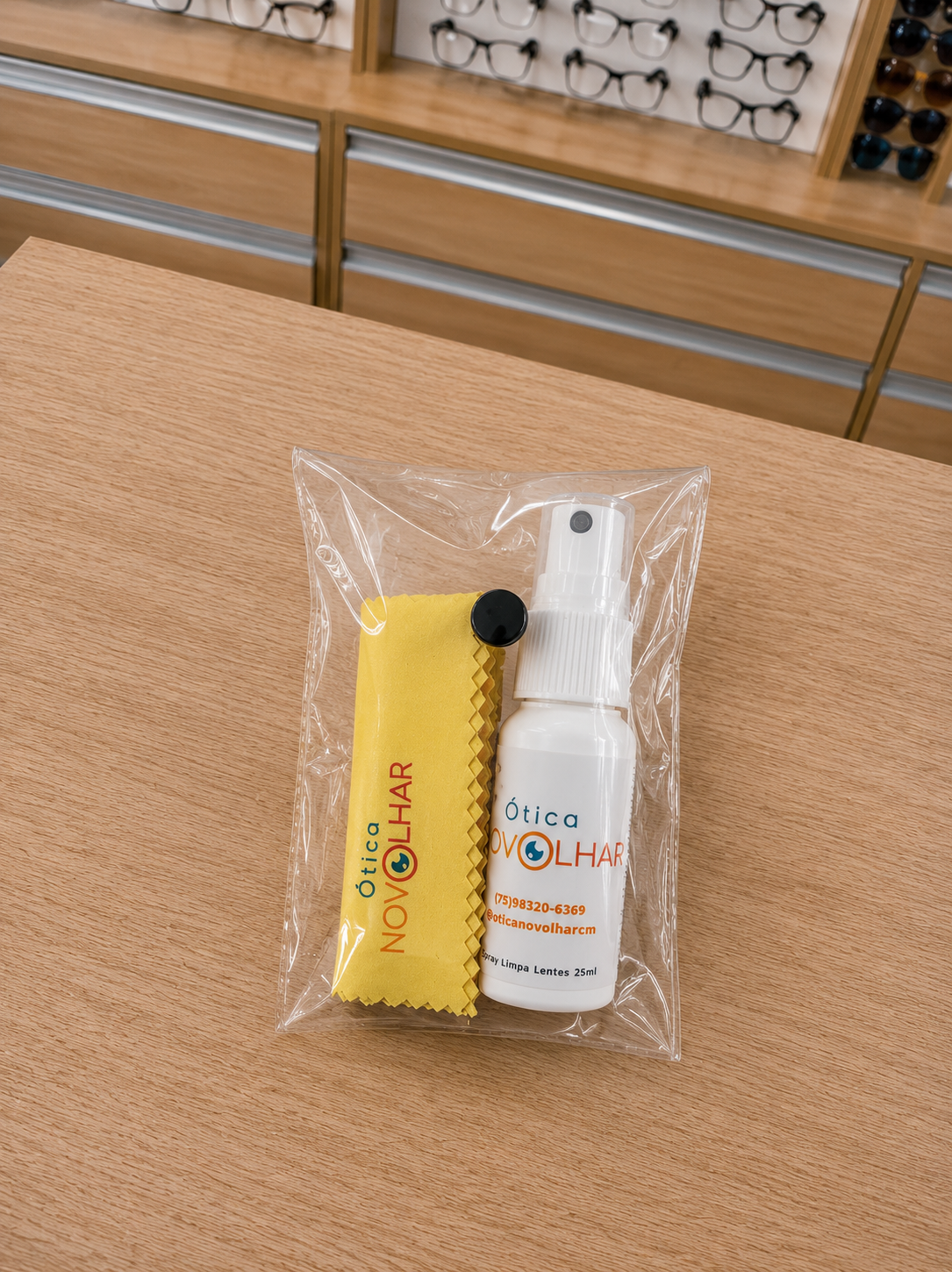 Kit Limpa Lentes 25ml — Insumos Atacado Optico
