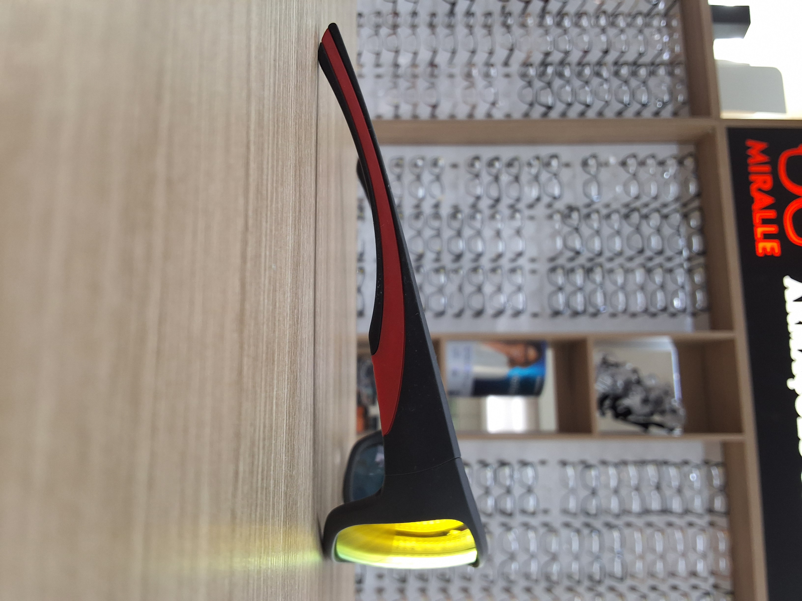 Óculos Solar Masculino Esportivo Preto Fosco Lente Espelhada Laranja Fire UV400 — foto 2 — Óculos Atacado Optico