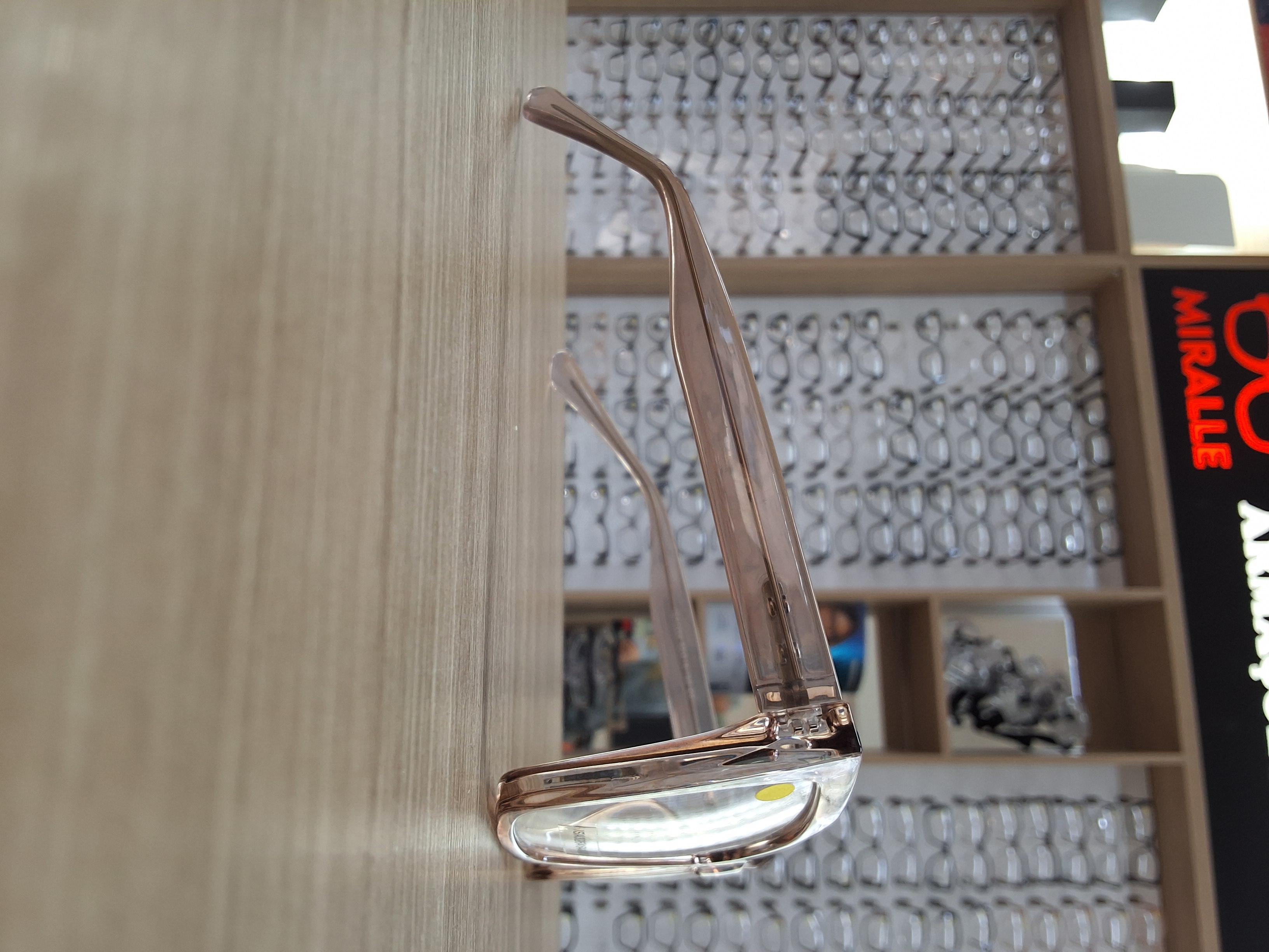 Armação Feminina Fiorenza ISA3264 Transparente Rosê — foto 2 — Óculos Atacado Optico