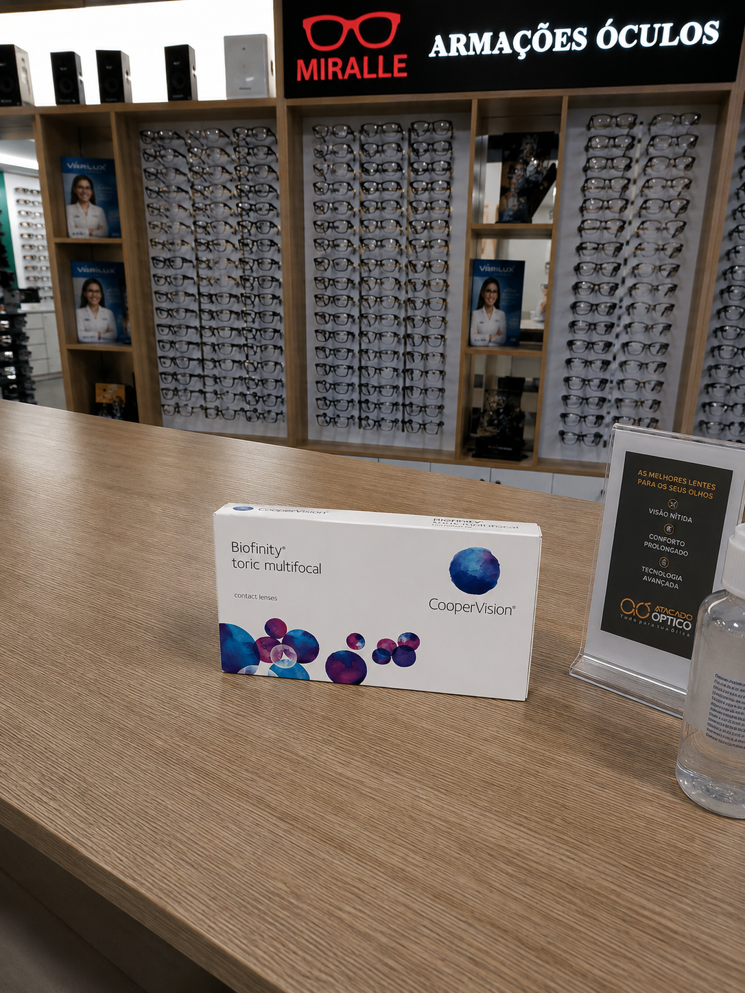 Biofinity Toric Multifocal — Lentes de Contato Atacado Optico
