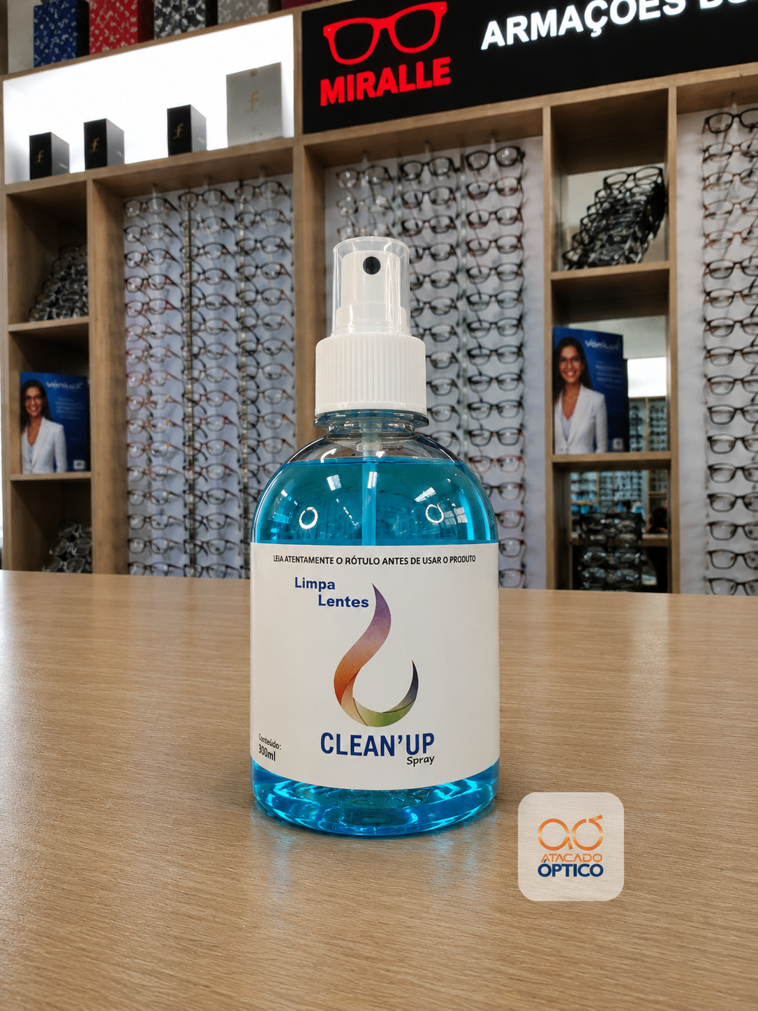 Limpa Lentes 250ml — Insumos Atacado Optico