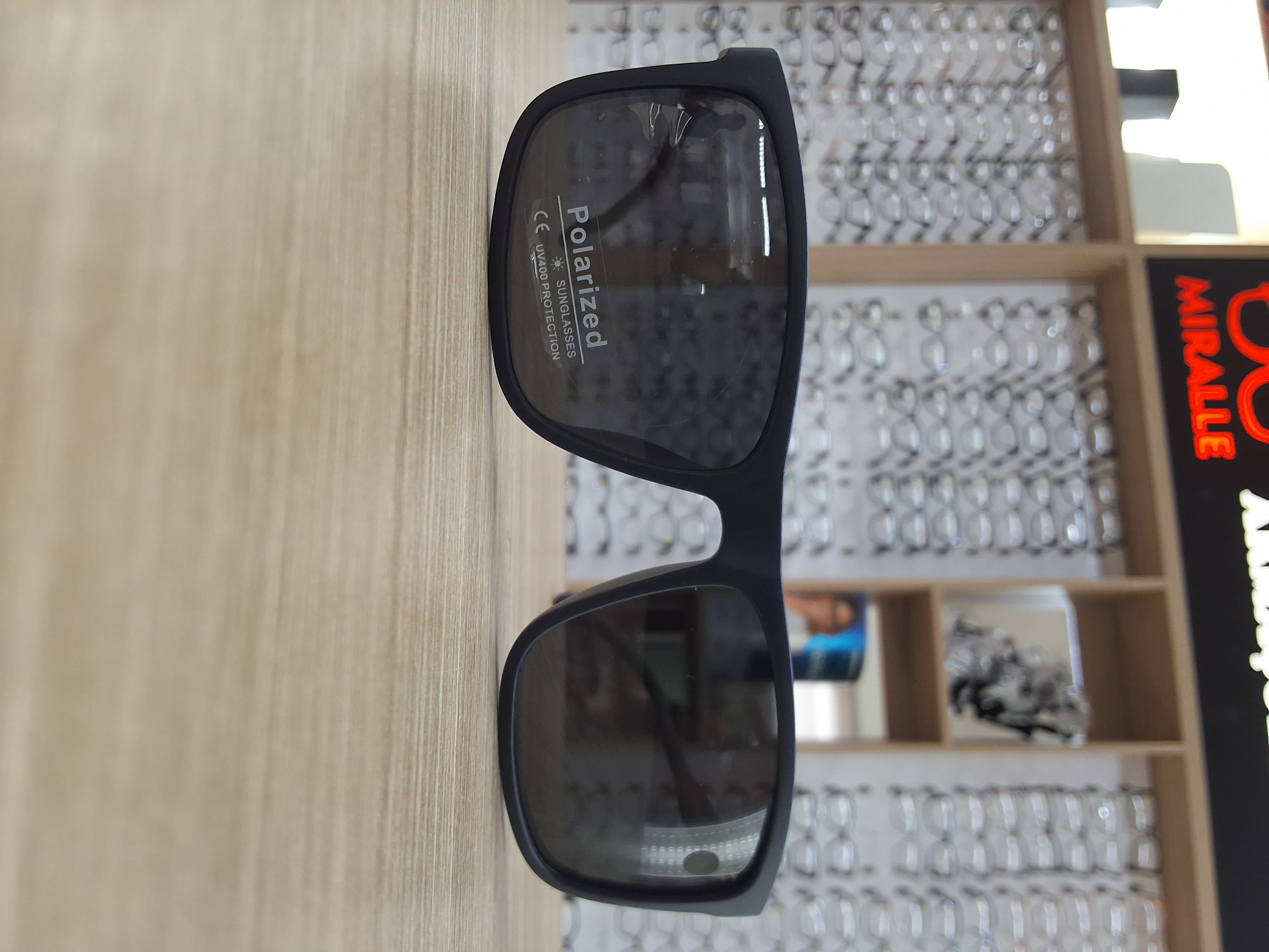 Óculos Solar Masculino Fiorenza Carbon Black Polarizado UV400 — Óculos Atacado Optico