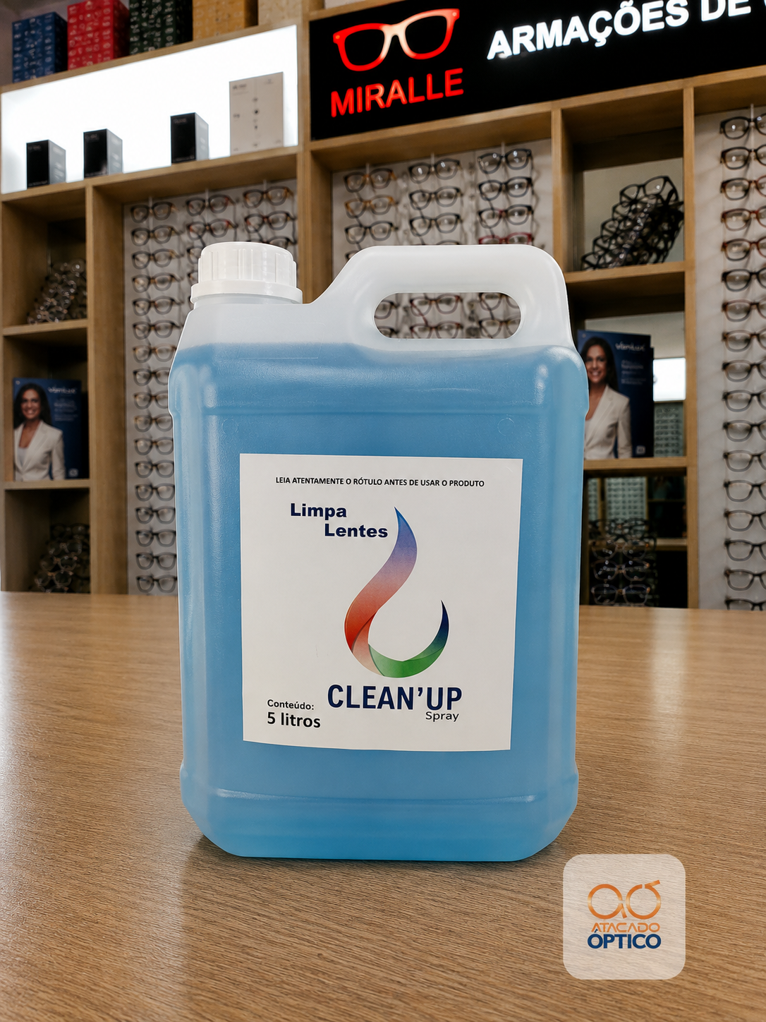 Limpa Lentes 5 Litros — Insumos Atacado Optico