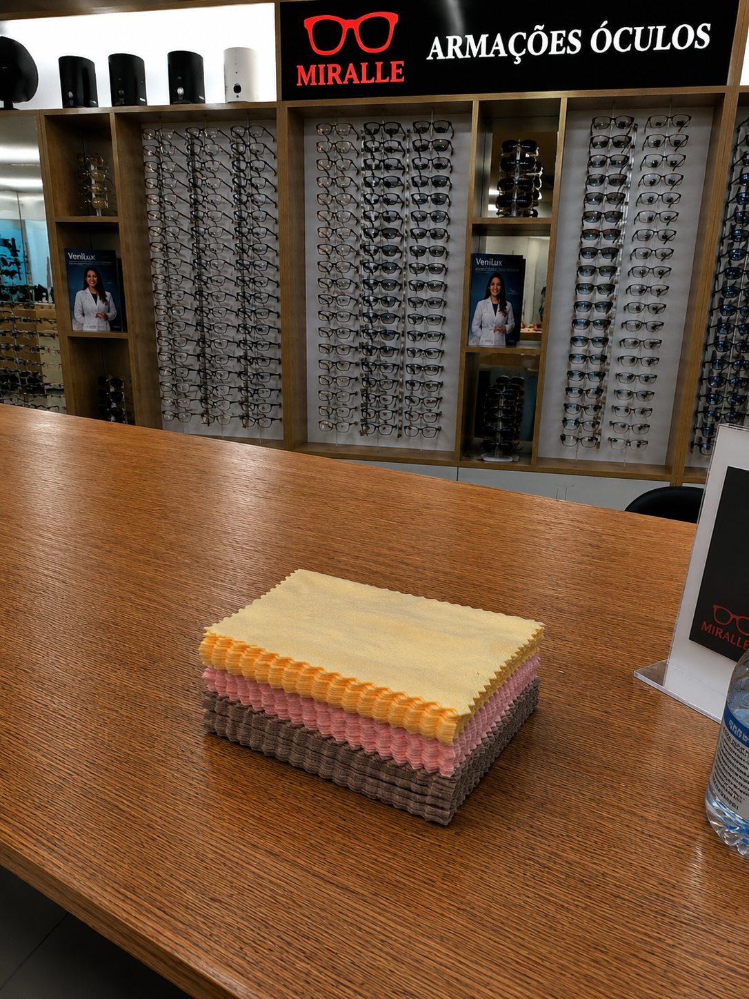 Flanela de Microfibra para Limpeza de Lentes — Insumos Atacado Optico