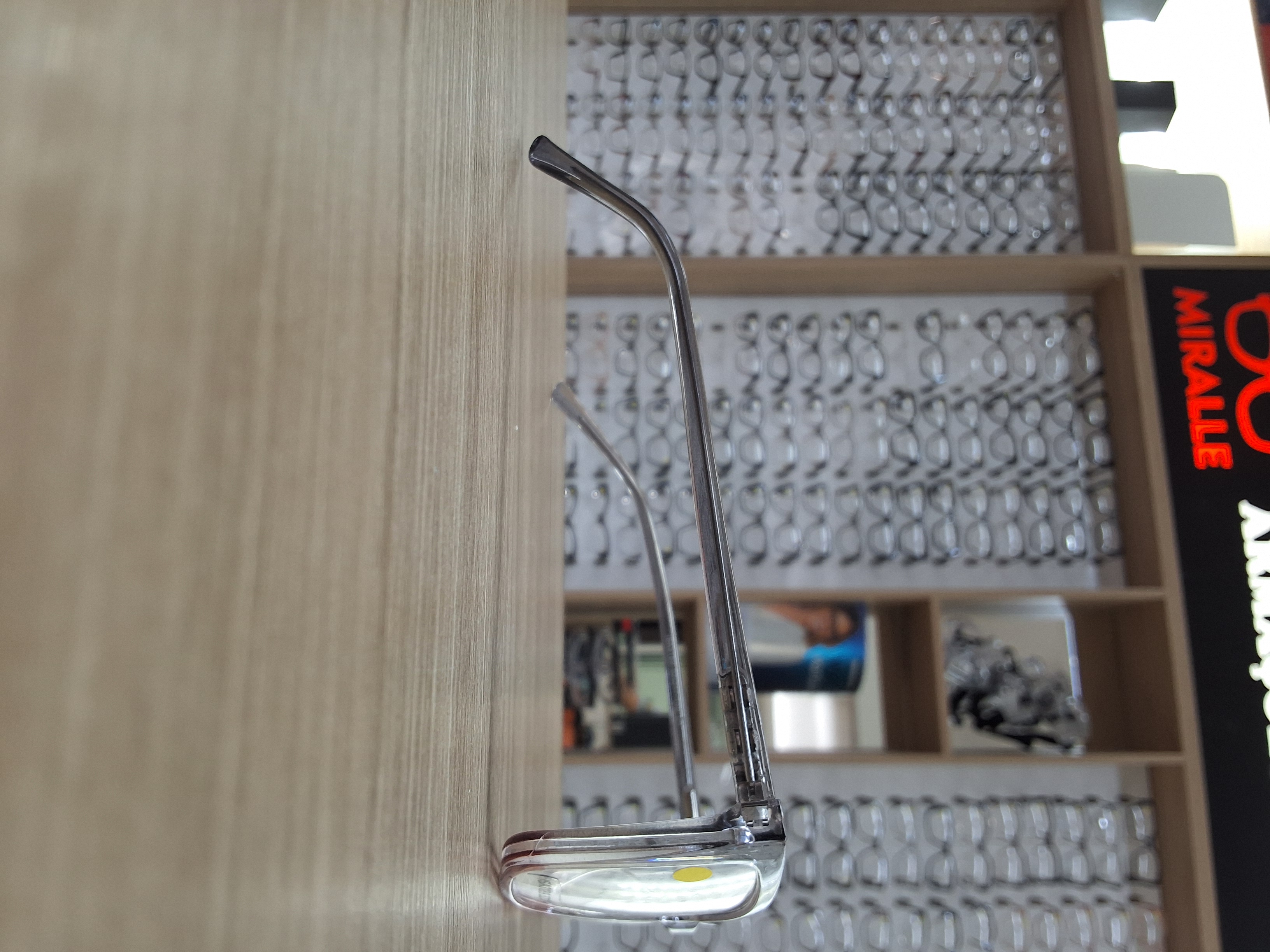 Armação Feminina ISA3189 Degradê Cristal Cinza e Marsala — foto 2 — Óculos Atacado Optico