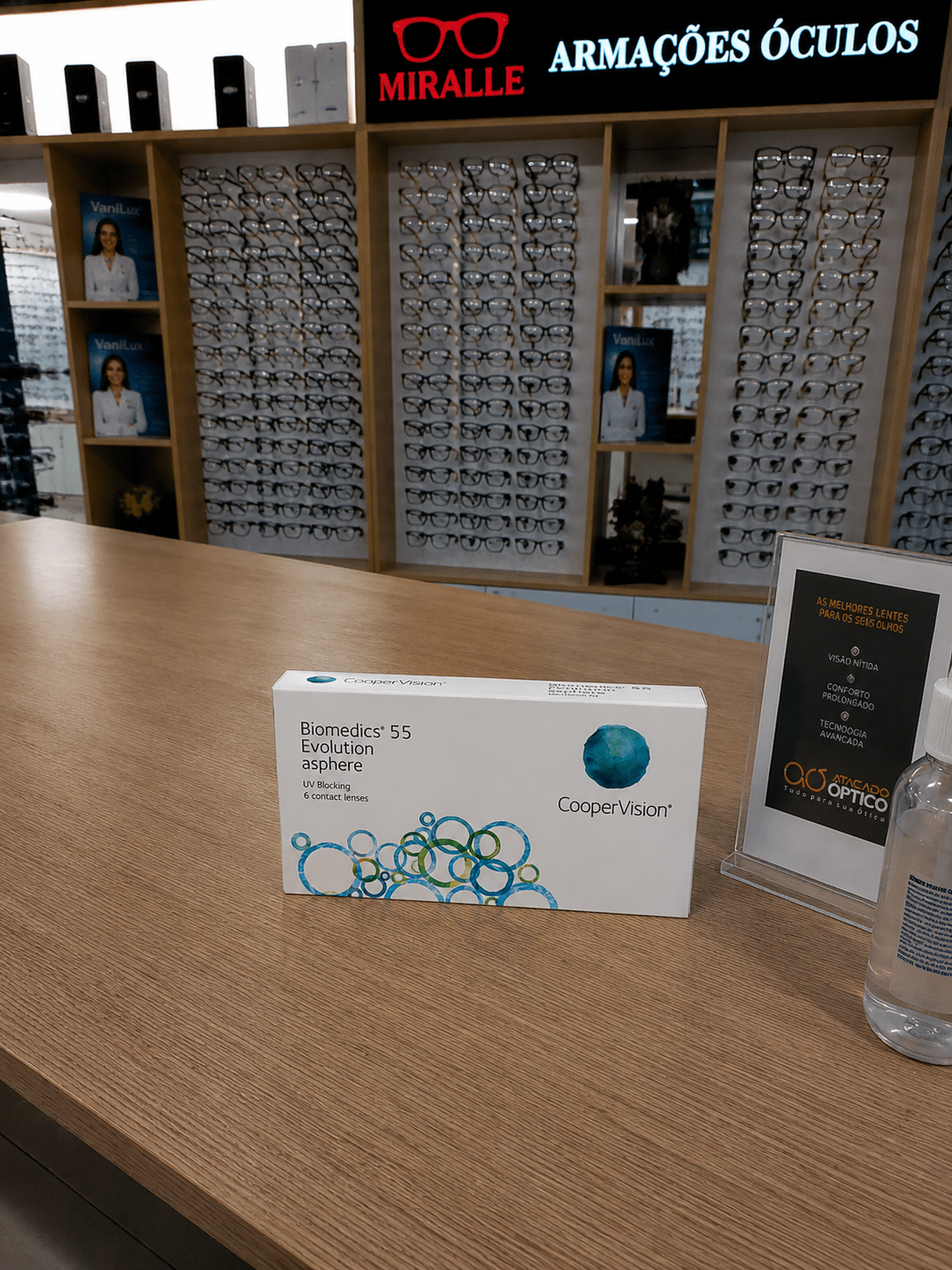 Biomedics 55 Evolution — Lentes de Contato Atacado Optico