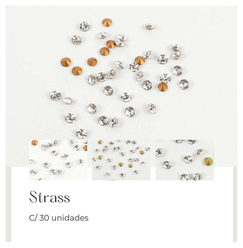 Strass - 30 unidades — foto 2 — Fornitura Atacado Optico