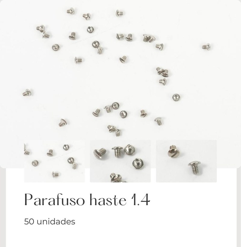 Parafuso Haste 1.4 — foto 2 — Fornitura Atacado Optico