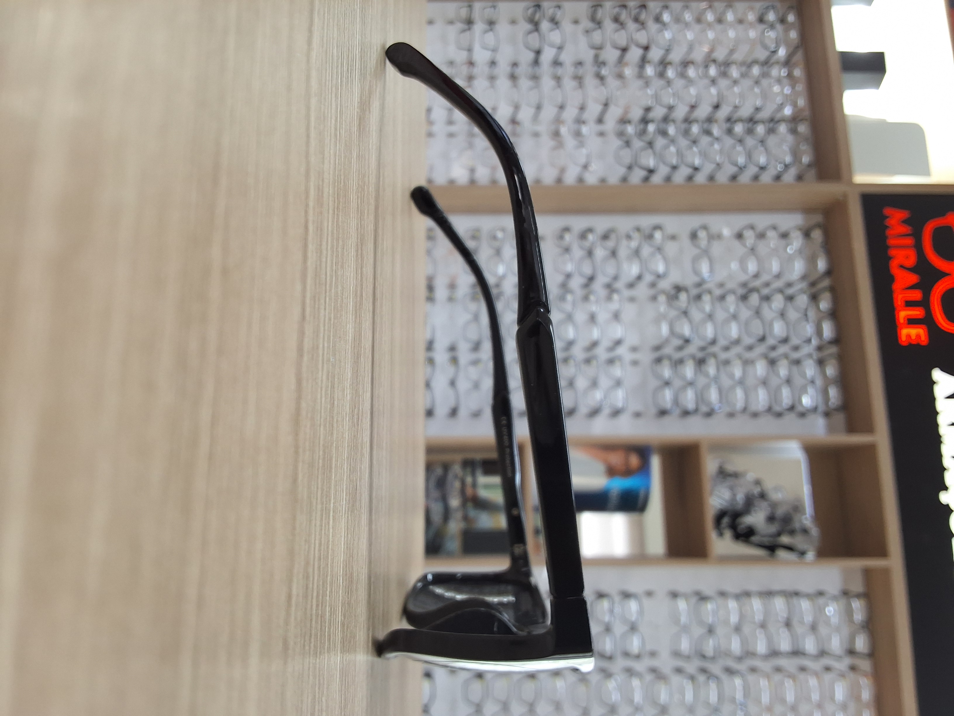 Óculos Solar Masculino Polarizado Preto Quadrado UV400 Black Vision — foto 2 — Óculos Atacado Optico