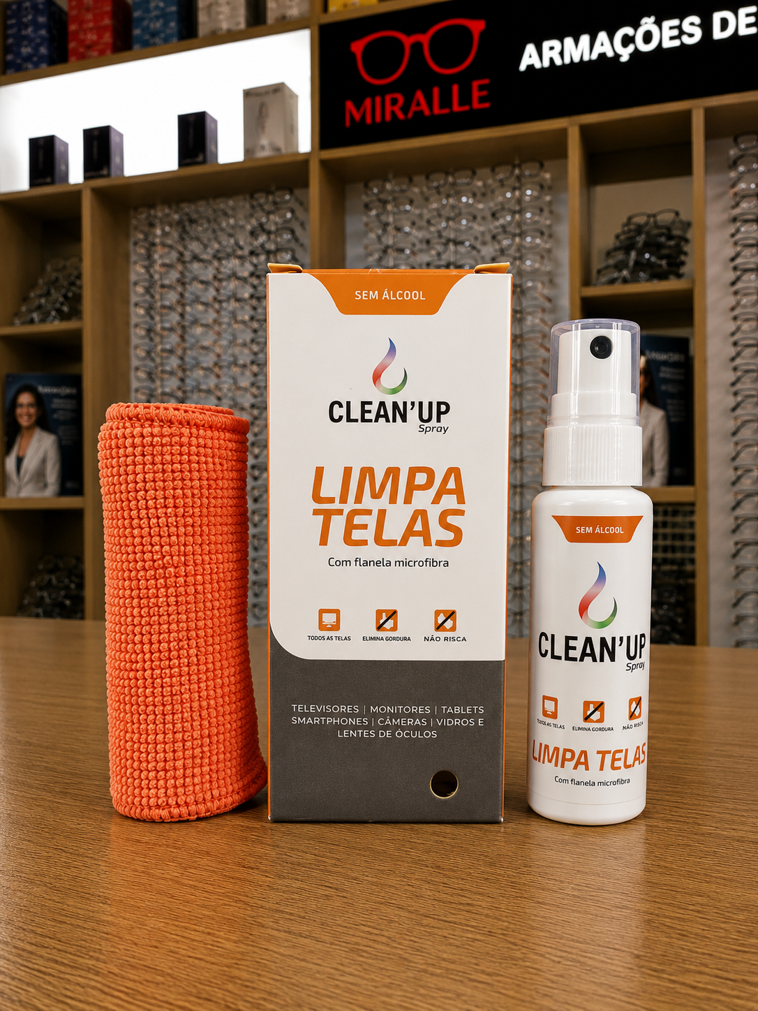 Kit Limpa Telas 25ml — Insumos Atacado Optico
