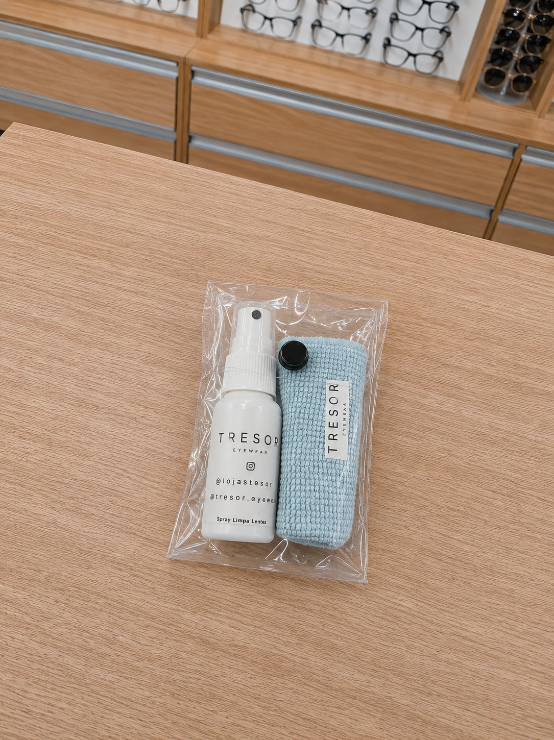 Kit Limpa Lentes Personalizado — Insumos Atacado Optico