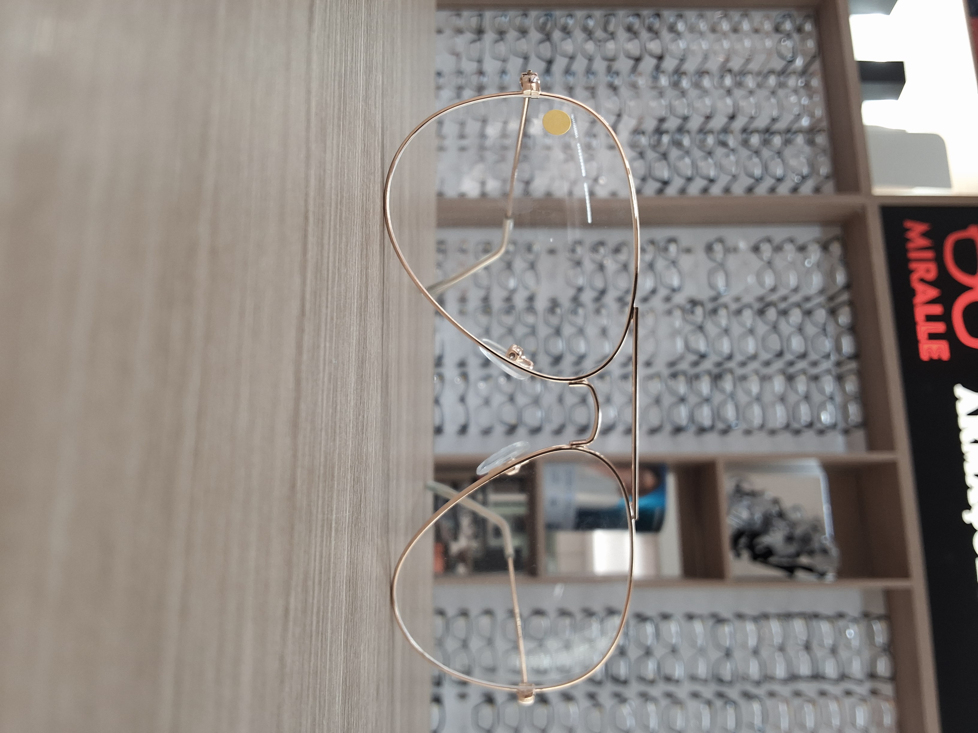 Armação Fiorenza Masculina Aviador Gold — Óculos Atacado Optico