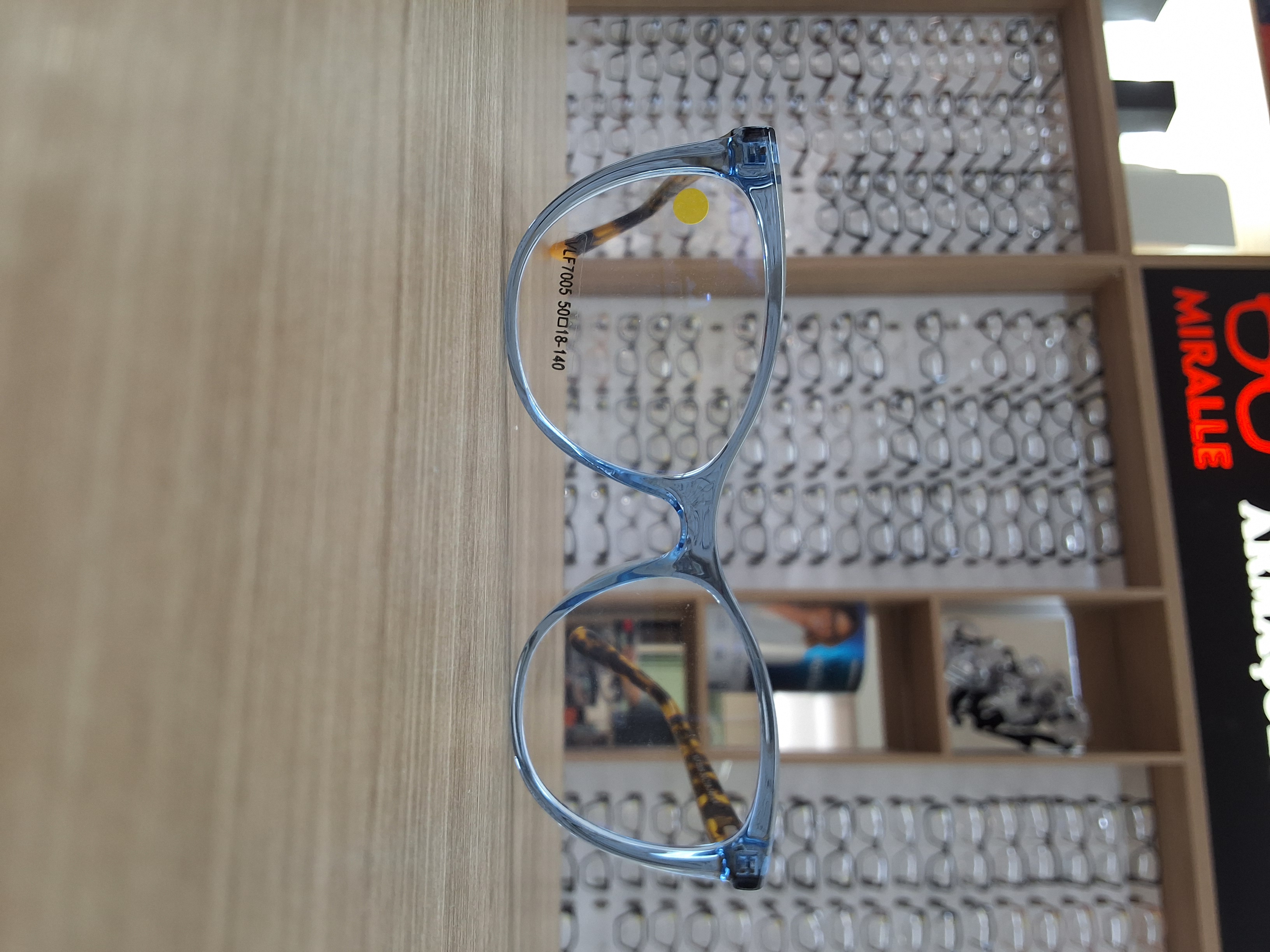 Armação Feminina Fiorenza VLF7005 Azul Cristal — Óculos Atacado Optico