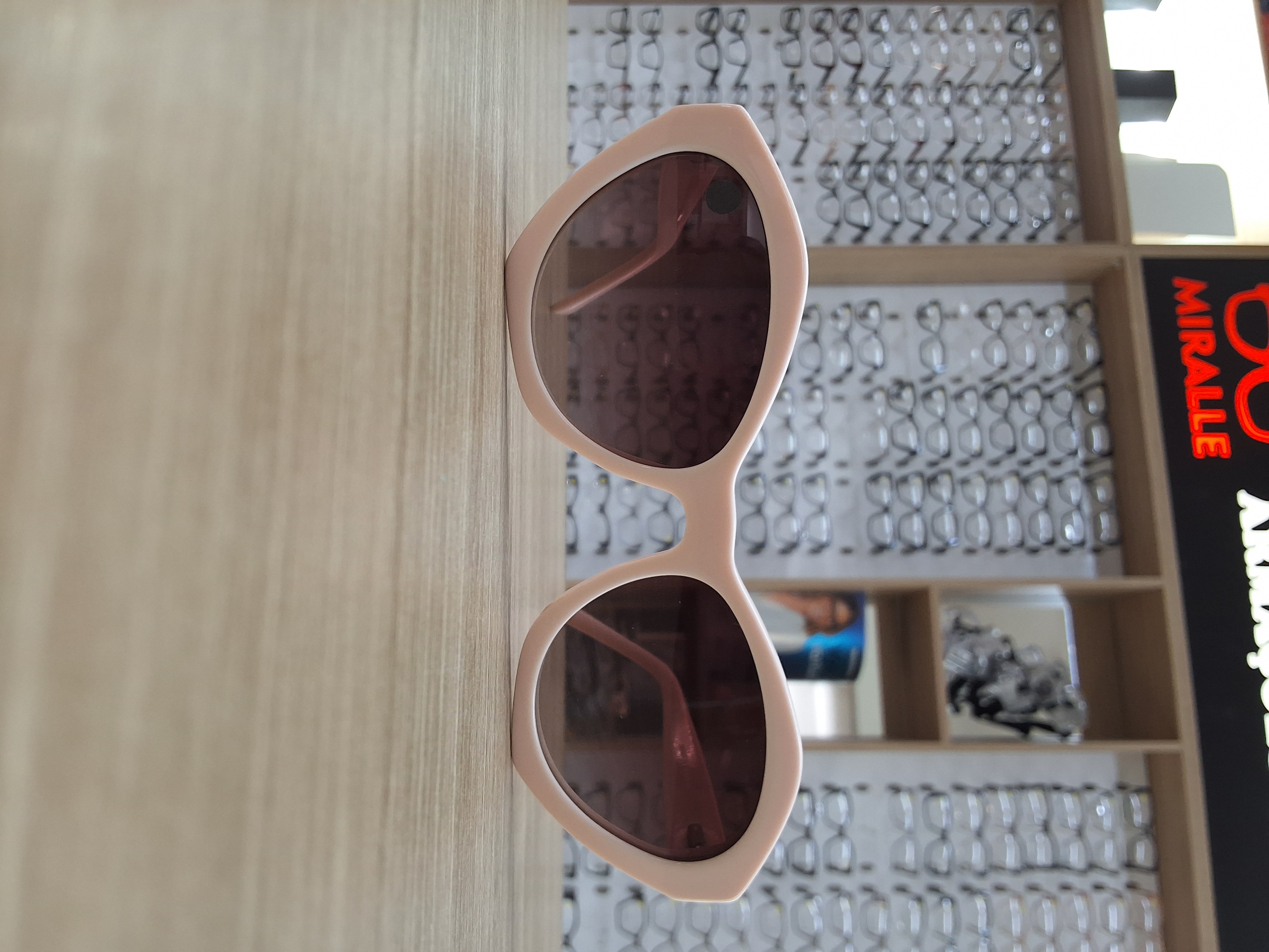 Óculos Solar Feminino Miralle Blush Cat — Óculos Atacado Optico