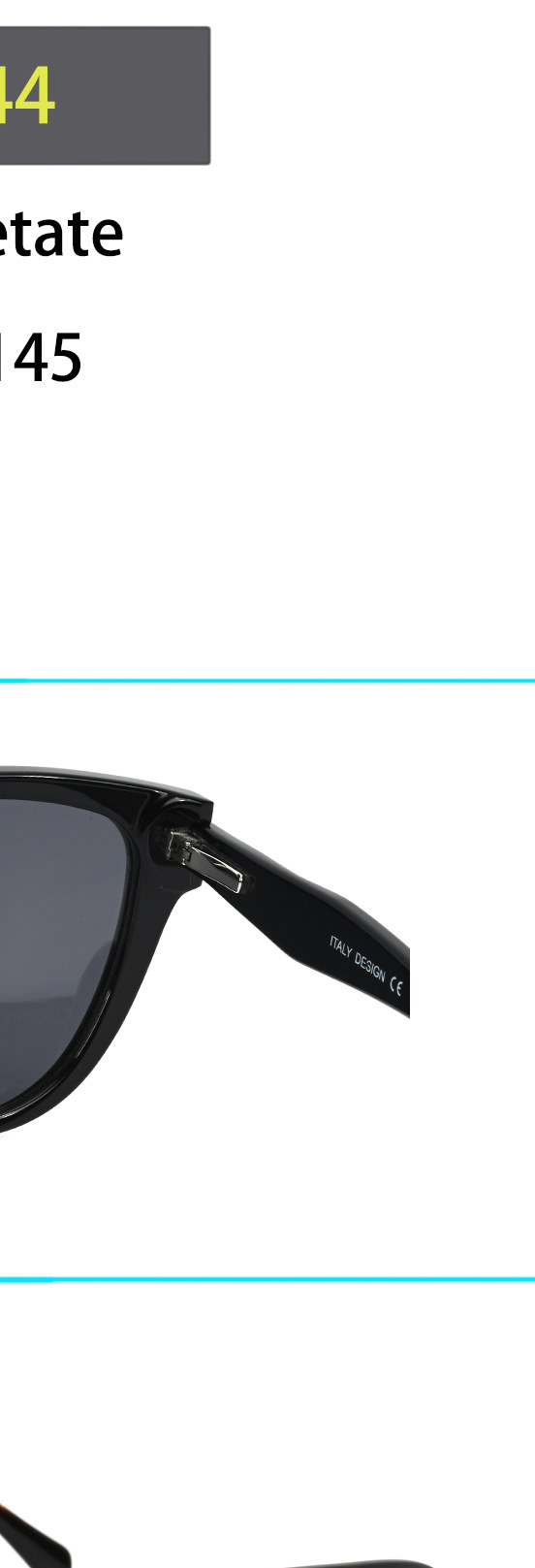 Óculos de Sol Gatinho Acetato Feminino — foto 5 — Óculos Atacado Optico